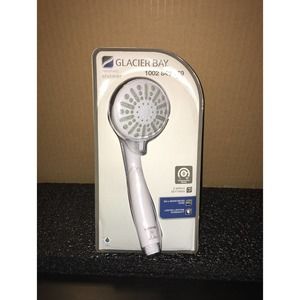 New/Sealed Glacier Bay 3-Spray Settings Handheld Shower Head White